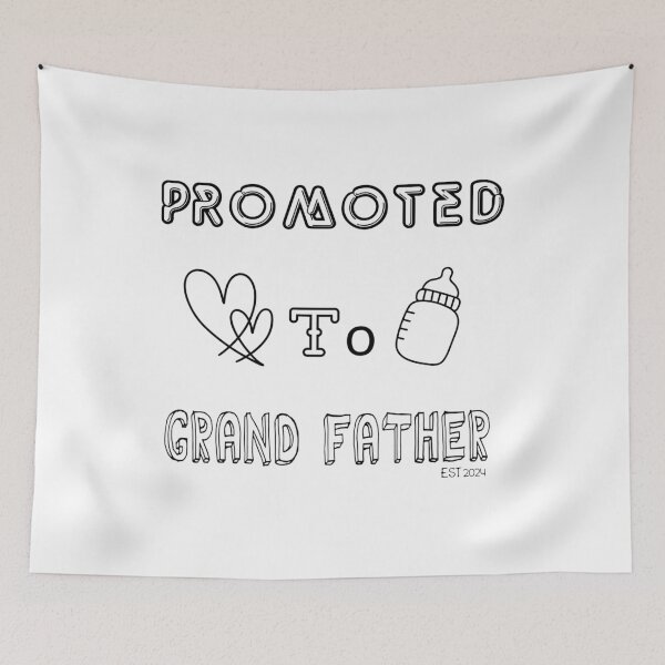 Item preview, Promoted To Grand Father est.2024 designed and sold by SimpleP.