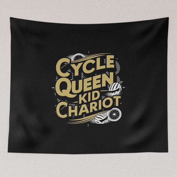 Item preview, Cycle Queen, Kid Chariot Biking Mom designed and sold by DomTeesHaven.