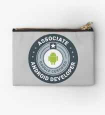 Android developer badge Zipper Pouch