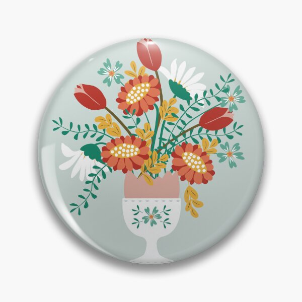 Item preview, Flowers in eggshell designed and sold by Anne-Leue.