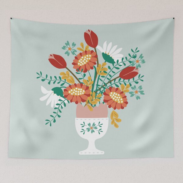 Item preview, Flowers in eggshell designed and sold by Anne-Leue.