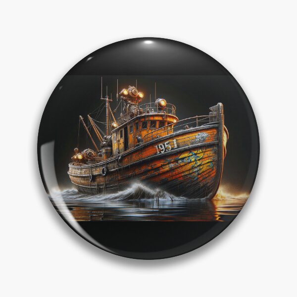 Item preview, The Side of an Old Fishing Boat...001a... (1951) designed and sold by AtelierFafard.