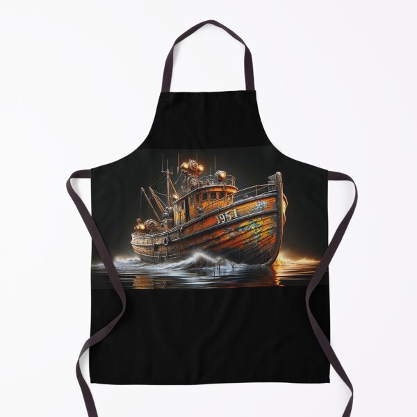 Item preview, The Side of an Old Fishing Boat...001a... (1951) designed and sold by AtelierFafard.