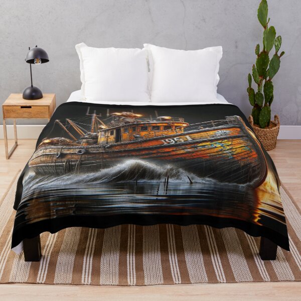 Item preview, The Side of an Old Fishing Boat...001a... (1951) designed and sold by AtelierFafard.