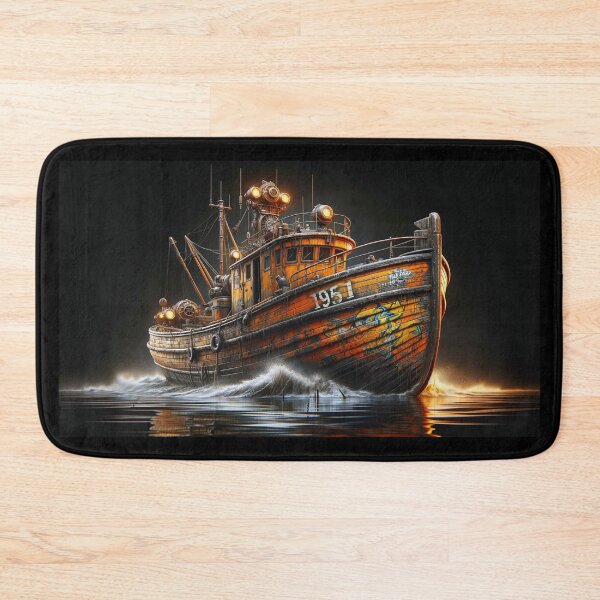 Item preview, The Side of an Old Fishing Boat...001a... (1951) designed and sold by AtelierFafard.
