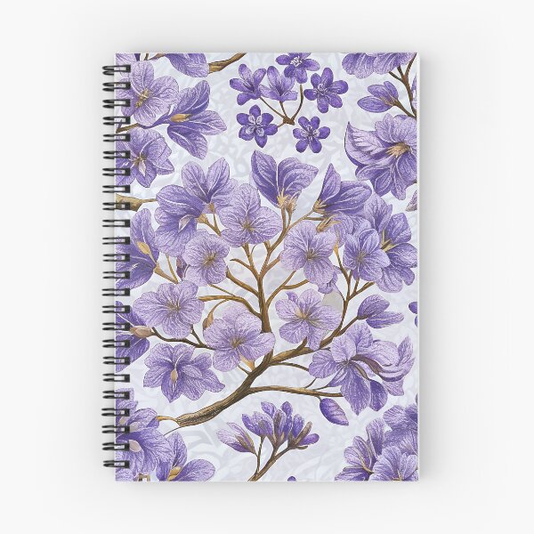 Item preview, Jacaranda blossom pattern designed and sold by patterncrow.