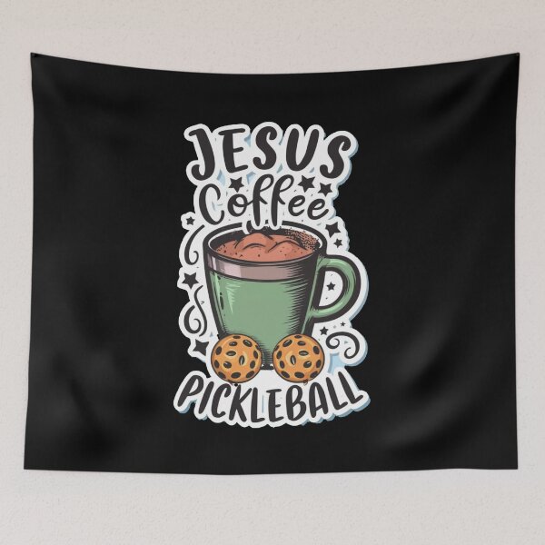 Item preview, Jesus Coffee Pickleball designed and sold by Redgiant87x.