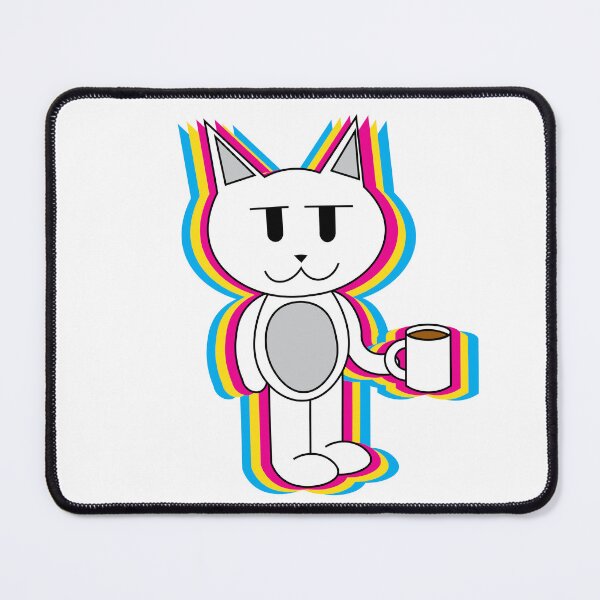 Item preview, Cat with Coffee designed and sold by McTorcula64.