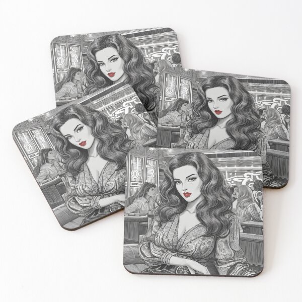 Item preview, retro sexy woman designed and sold by Genali.