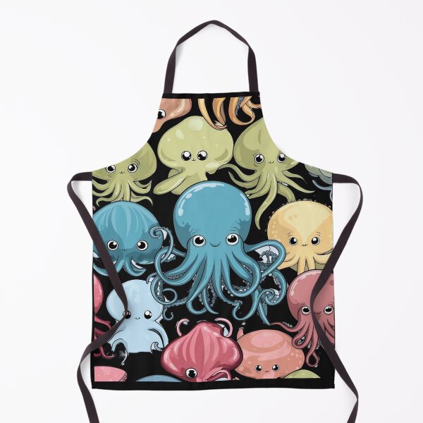 Item preview, Seacreature cute cephalopods print designed and sold by DunuStore.