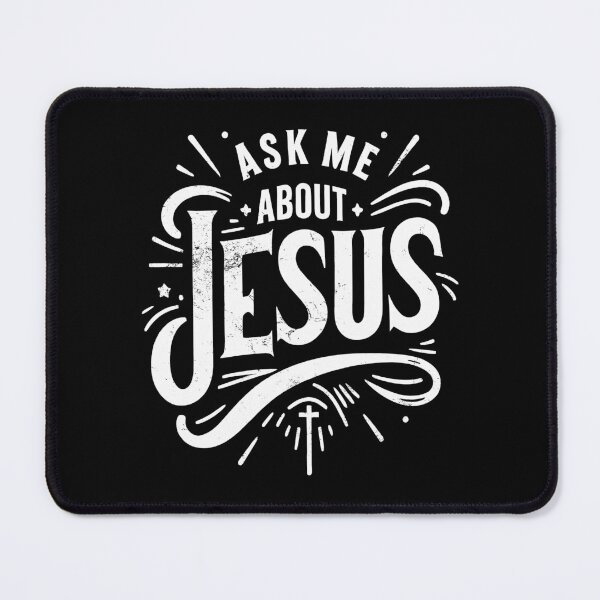 Item preview, Ask Me About Jesus Evangelism Faith of Christian God designed and sold by medamrani.