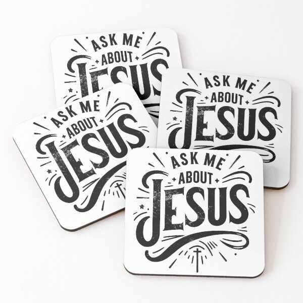 Item preview, Ask Me About Jesus Evangelism Faith of Christian God designed and sold by medamrani.