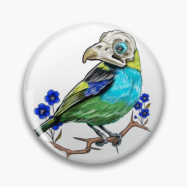 Item preview, skull bird designed and sold by Mauromagar.