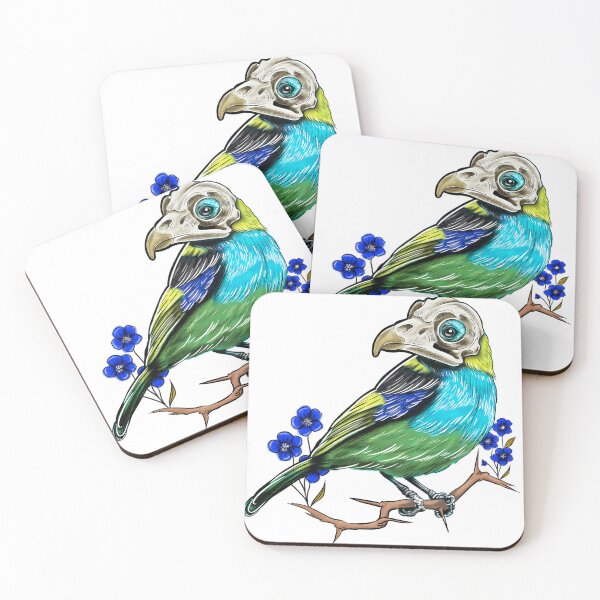 Item preview, skull bird designed and sold by Mauromagar.