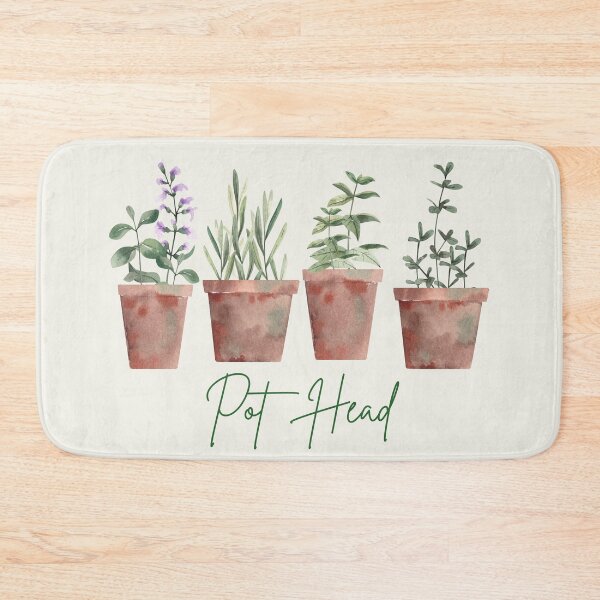Item preview, Cute Pot Head, Potted Plants, Gardening, Vegan, Herbs, Herbology designed and sold by MerchSearchCO.