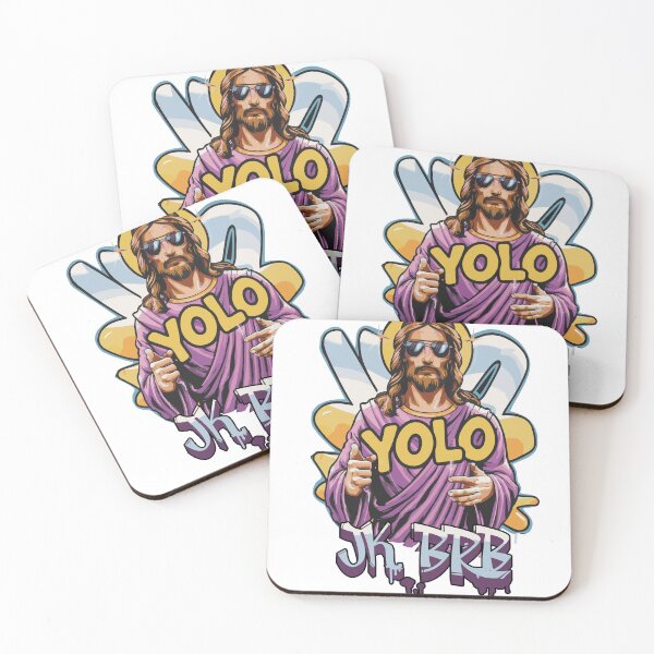 Item preview, Jesus Yolo, JK, BRB designed and sold by BobaTeeStore.