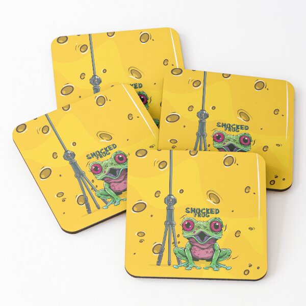 Item preview, Say Cheese! Shocked Frog Illustrated designed and sold by Cult23.