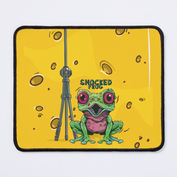 Item preview, Say Cheese! Shocked Frog Illustrated designed and sold by Cult23.