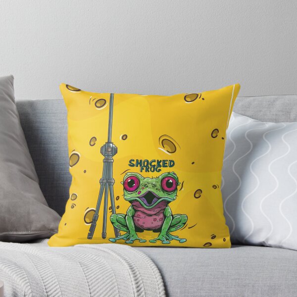 Item preview, Say Cheese! Shocked Frog Illustrated designed and sold by Cult23.