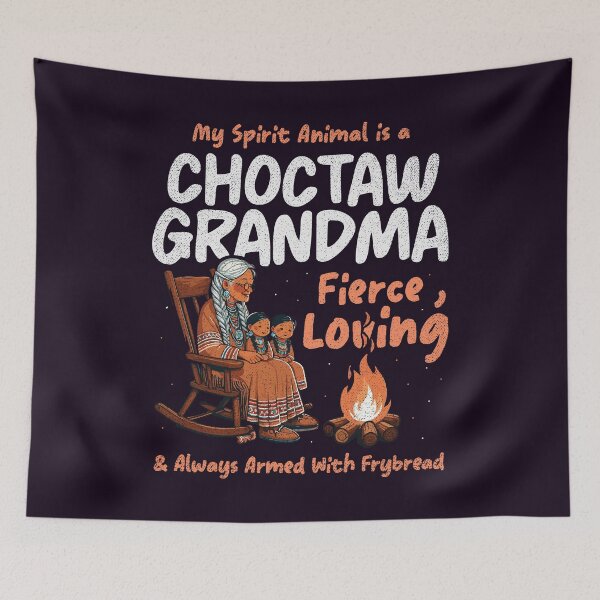 Item preview, My Spirit Animal Is A Choctaw Grandma designed and sold by LazyLoungeCo.