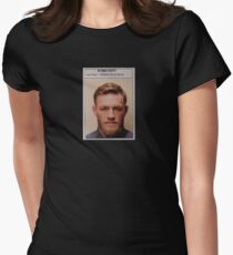 Conor Mcgregor Mugshot T-shirt Women's Fitted T-Shirt
