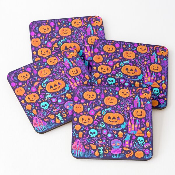 Item preview, Spooky Halloween Pumpkin Art designed and sold by Health And Fitness Posts e-Store.