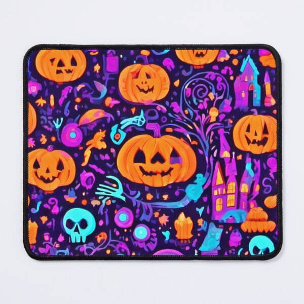 Item preview, Spooky Halloween Pumpkin Art designed and sold by Health And Fitness Posts e-Store.