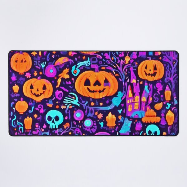 Item preview, Spooky Halloween Pumpkin Art designed and sold by Health And Fitness Posts e-Store.