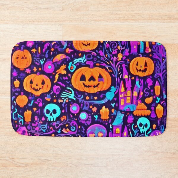 Item preview, Spooky Halloween Pumpkin Art designed and sold by Health And Fitness Posts e-Store.