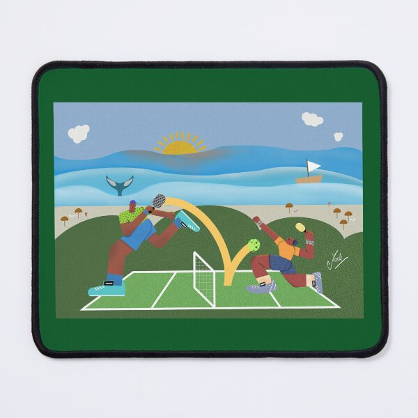 Artikelvorschau, Pickleball-Strandspiel entworfen und verkauft von YoshiArtDesign.