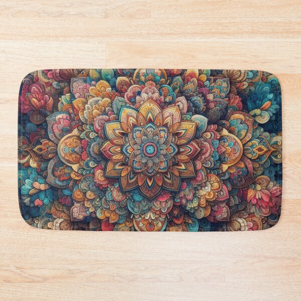 Item preview, Floral mandala pattern  designed and sold by Coollzone.