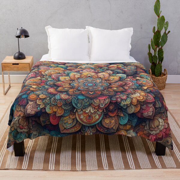 Item preview, Floral mandala pattern designed and sold by Coollzone.