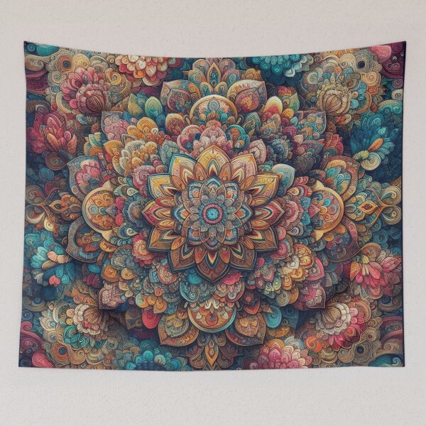 Item preview, Floral mandala pattern  designed and sold by Coollzone.