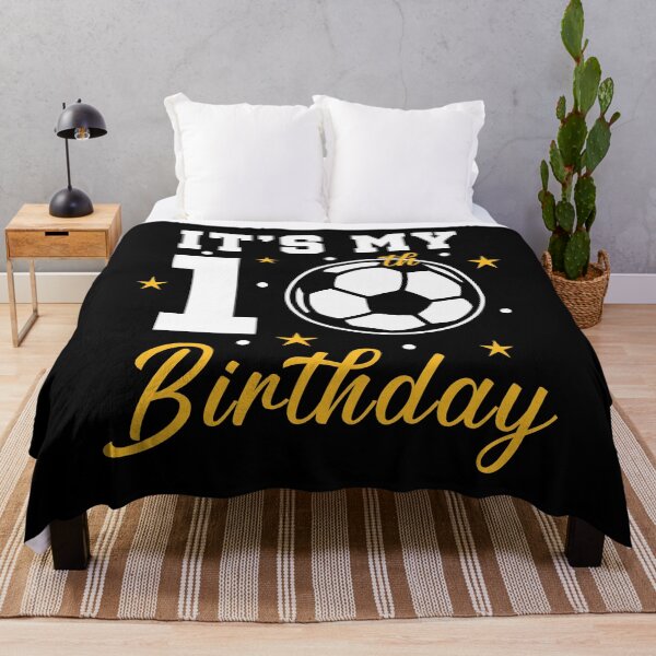 Item preview, It's My 10th Birthday Soccer Ten Year Old designed and sold by Blok45.