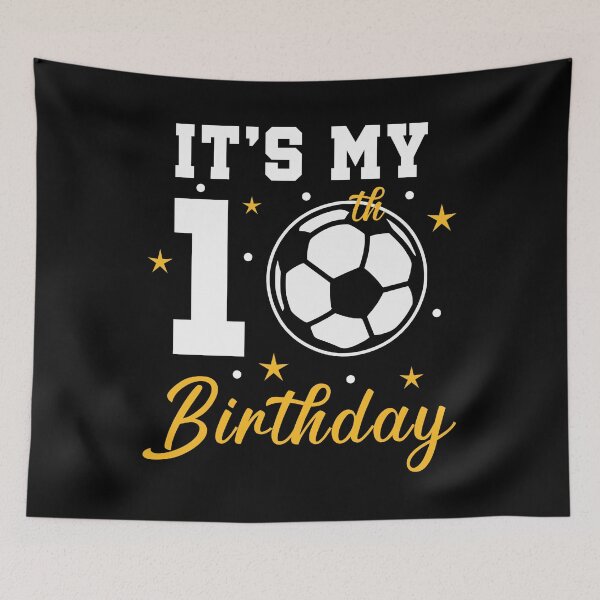 Item preview, It's My 10th Birthday Soccer Ten Year Old  designed and sold by Blok45.