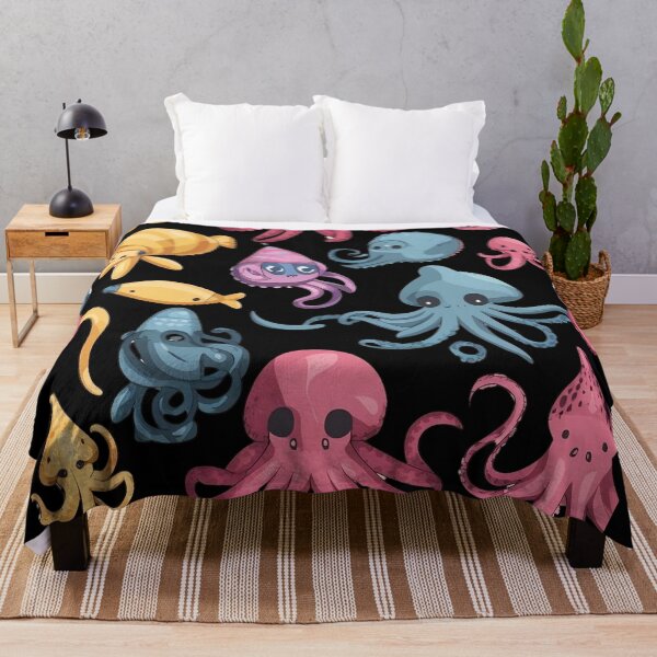Item preview, Underwater hoctopus with seacreatures designed and sold by DunuStore.