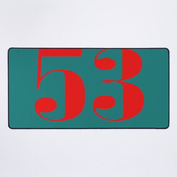 Item preview, NUMBER 53 IN RED COLOR designed and sold by solgel47.
