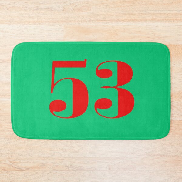 Item preview, NUMBER 53 IN RED COLOR designed and sold by solgel47.