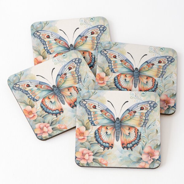 Item preview, Delicate Watercolour Butterfly Decorative Art designed and sold by Trevor Hirst.