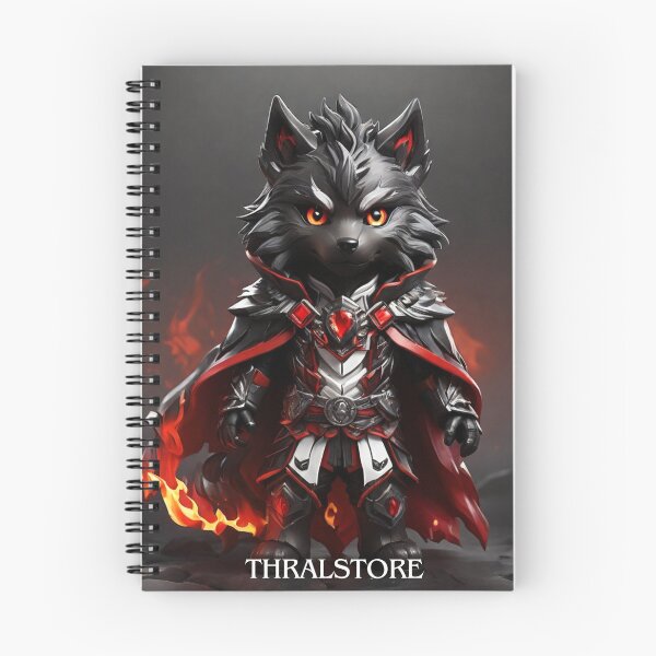 Item preview, Black Wolf Cub Fire Mage designed and sold by ThralStore.