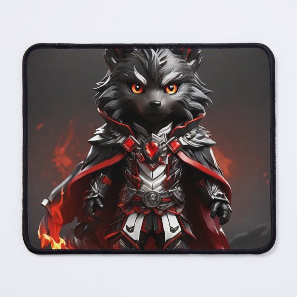 Item preview, Black Wolf Cub Fire Mage designed and sold by ThralStore.