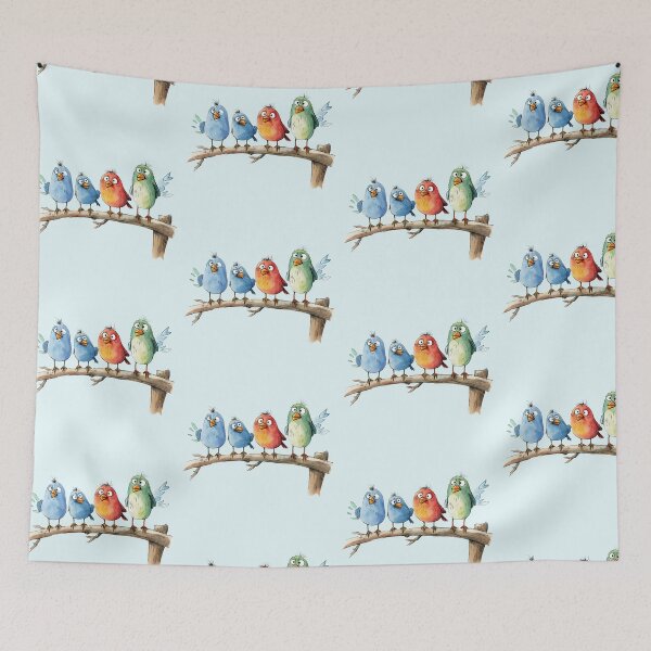 Item preview, Birds on Branch designed and sold by Magnuna.