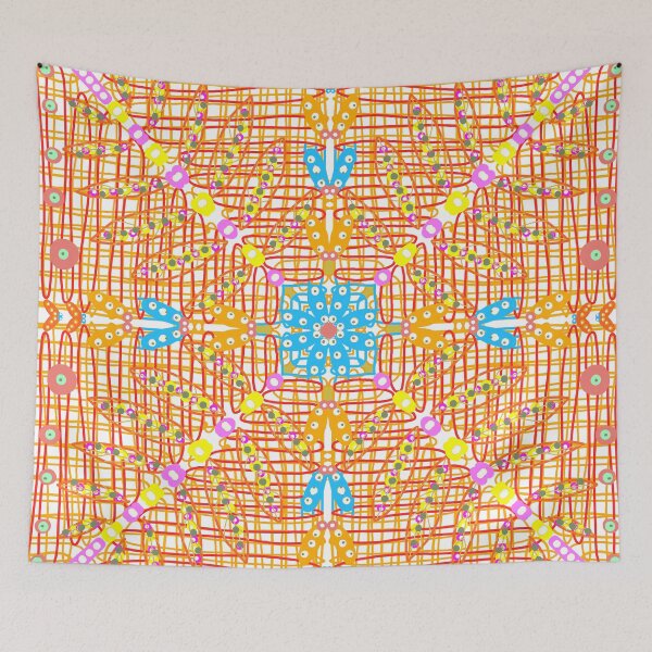 Item preview, Line Thinking,warm flower,warm color,Line aesthetics,Grassland designed and sold by ALBANOVART.