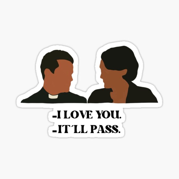 Vista previa del artículo con la obra «Te amo, pasará la cita de Fleabag», diseñado y vendido por Maviartig.