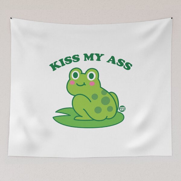 Item preview, KISS MY ASS FROG designed and sold by TODD GOLDMAN.