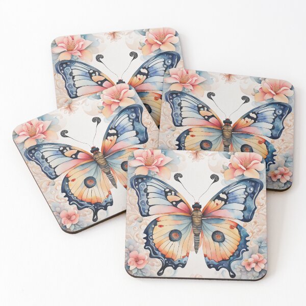 Item preview, Delicate Watercolour Butterfly Decorative Art designed and sold by Trevor Hirst.