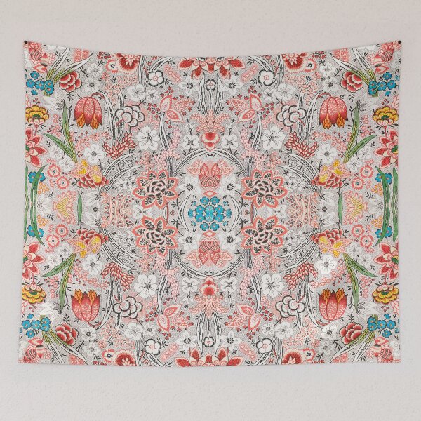 Item preview, Allover Floral Fabric Design (ca. 1759–1815) by Oberkampf & Cie.in Seamless Pattern  designed and sold by CanvasThread.