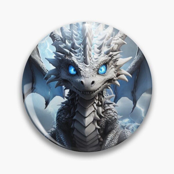 Item preview, Lightning Baby White Dragon designed and sold by ThralStore.