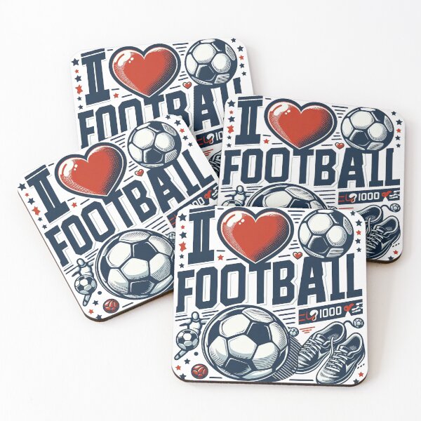 Item preview, i love football designed and sold by StellarValor.