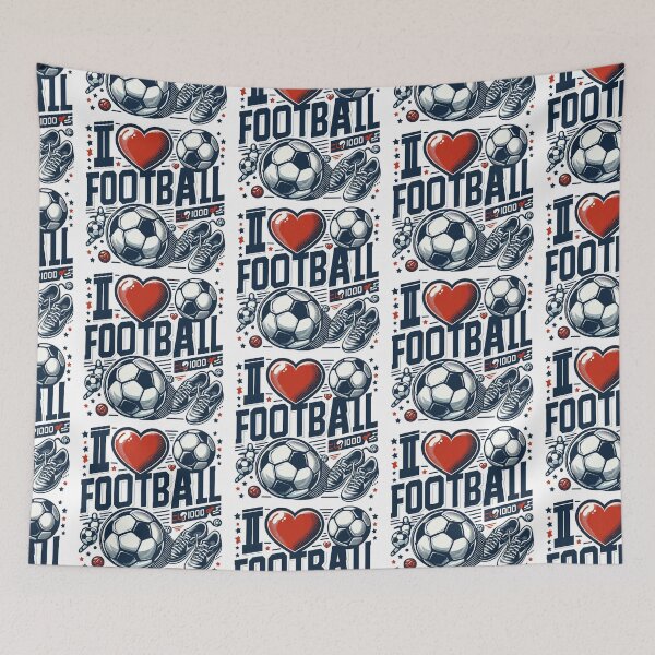 Item preview, i love football designed and sold by StellarValor.